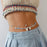 Natural Gravel Shell Double-layer Waist Chain Body Chains